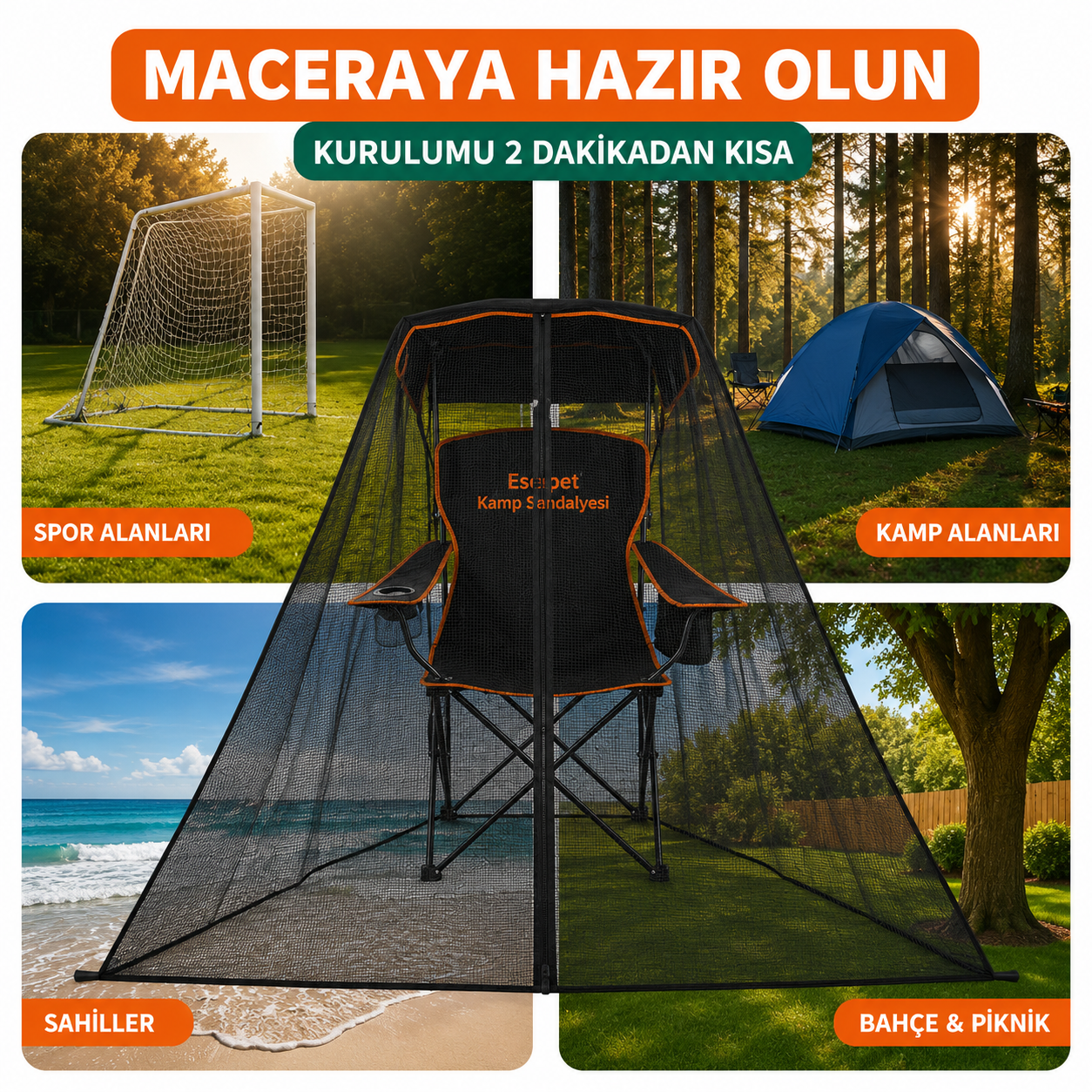 Tam Korumalı Kamp Sandalyesi™